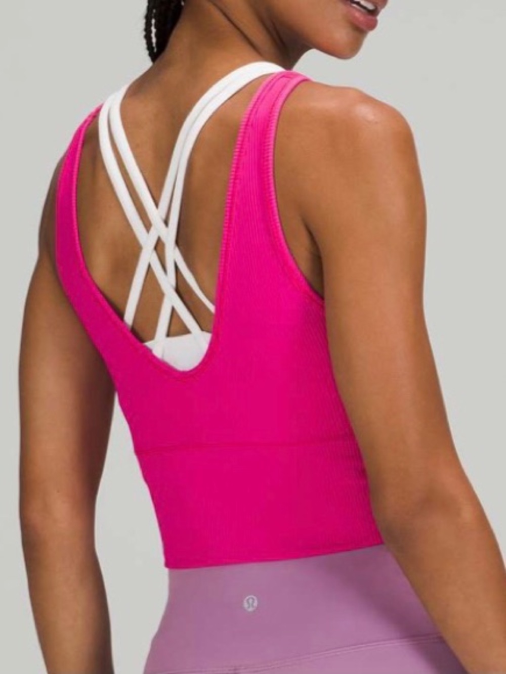Lululemon Power Pivot Tank Top *Rib
Sonic Pink size 8 barely worn